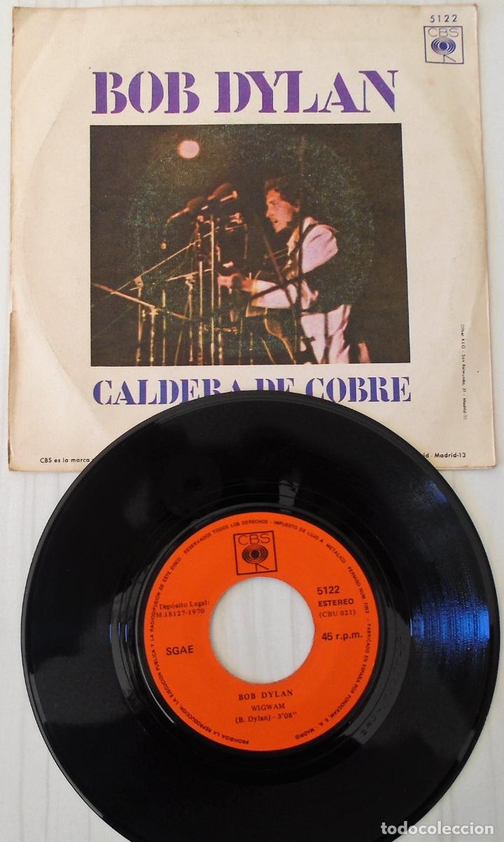 Discos de vinilo: BOB DYLAN - WIGWAM C B S - 1970 - Foto 2