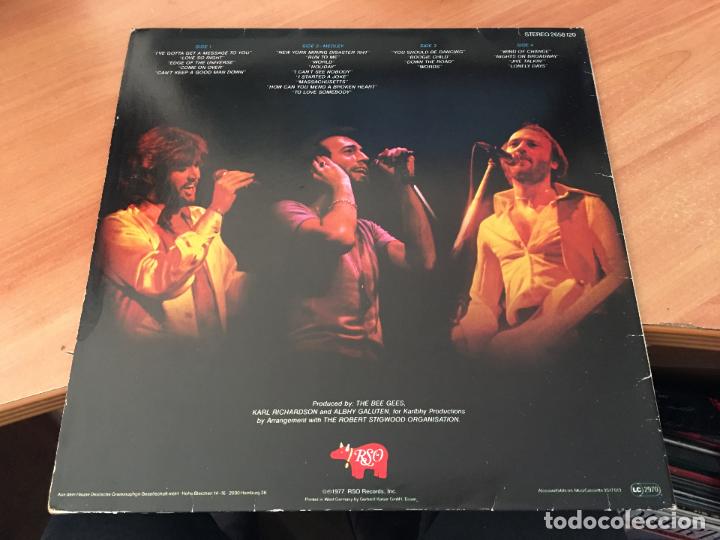 Discos de vinilo: BEE GEES (LIVE) 2 LP GERMANY 1977 (B-24) - Foto 3