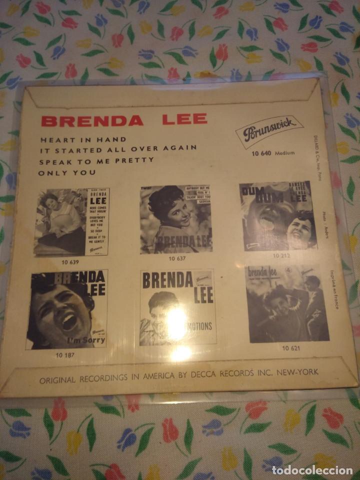 Discos de vinilo: EP BRENDA LEE : HEART IN HAND - Foto 2