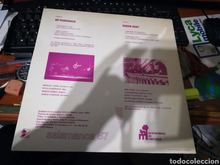 Discos de vinilo: 69 forbidden / baden bah! Maxi 1986 - Foto 2