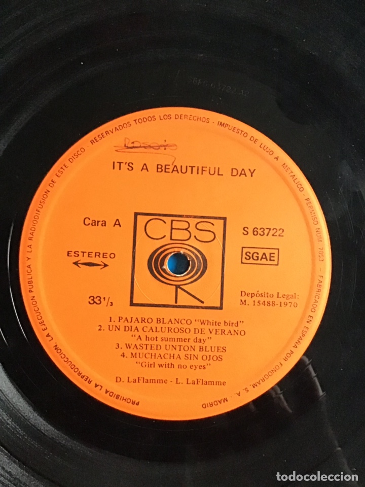 Discos de vinilo: IT&rsquo;S A BEAUTIFUL DAY 1970 - Foto 4