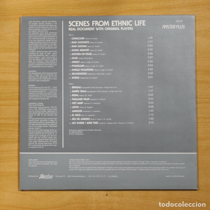 Discos de vinilo: VARIOS - SCENES FROM ETHNIC LIFE - LP - Foto 2