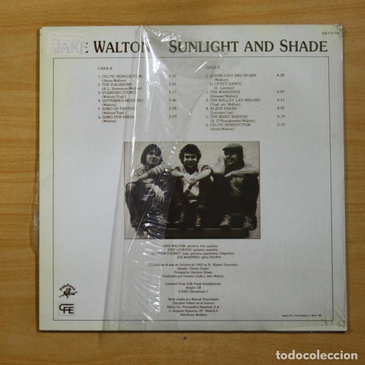 Discos de vinilo: JAKE WALTON - SUNLIGHT AND SHADE - LP - Foto 2