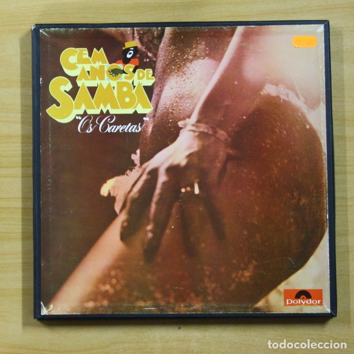 Discos de vinilo: VARIOS - CEM ANOS DE SAMBA - BOX 3 LP - Foto 1