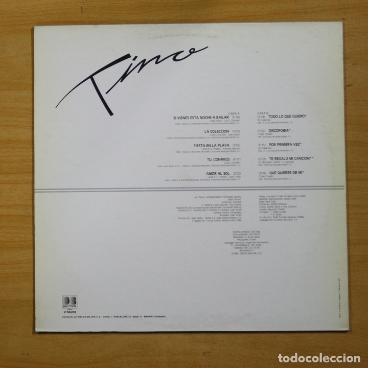 Discos de vinilo: TINO - RINDETE - LP - Foto 2