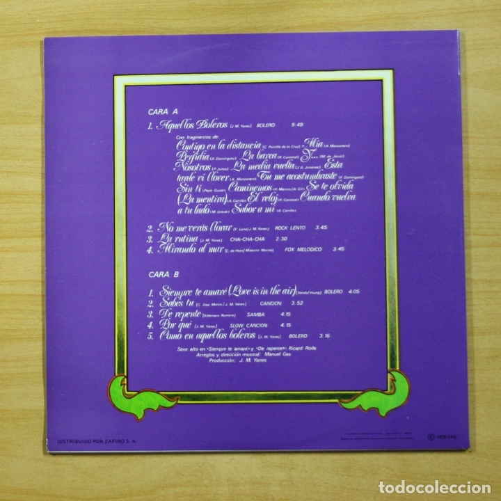Discos de vinilo: ROLANDO OJEDA - SIEMPRE - GATEFOLD - LP - Foto 2
