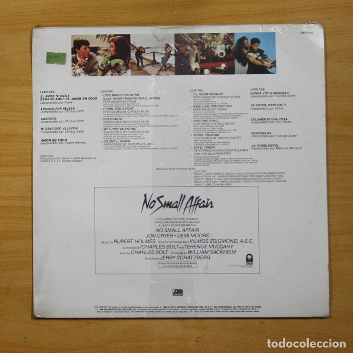 Discos de vinilo: VARIOS - NO SMALL AFFAIR - LP - Foto 2