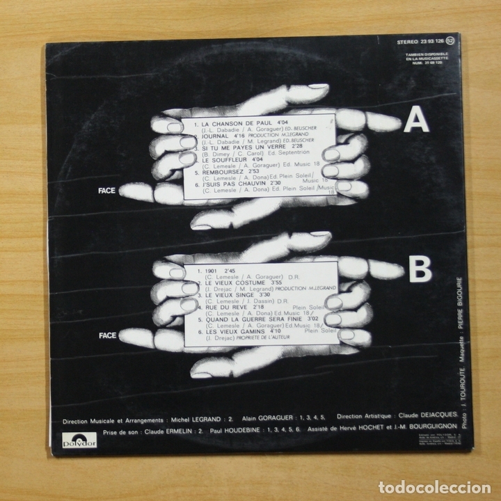 Discos de vinilo: SERGE REGGIANI - REGGIANI - GATEFOLD - LP - Foto 2