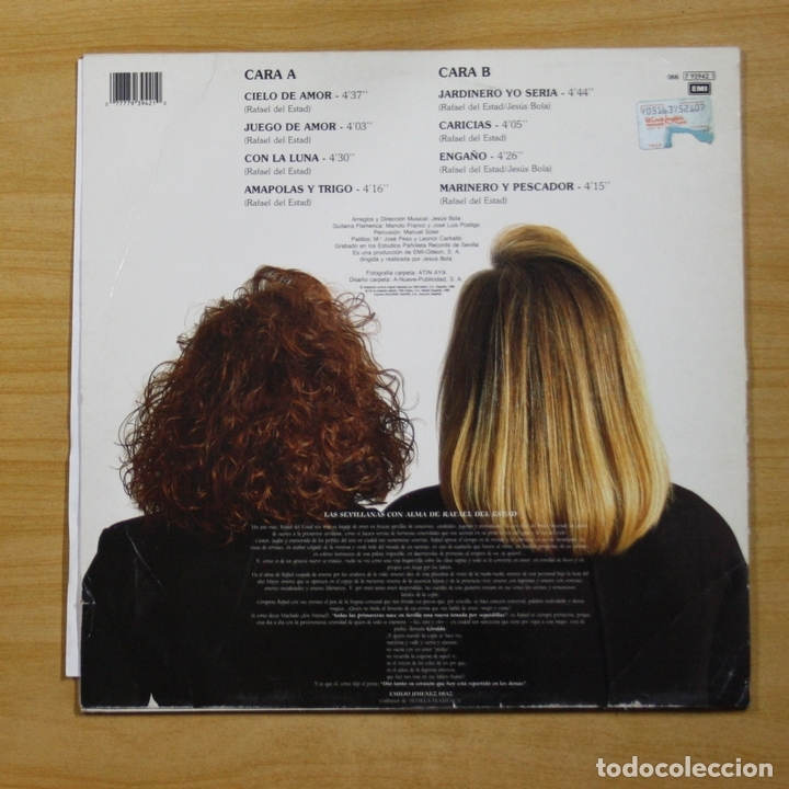 Discos de vinilo: RAFAEL DEL ESTAD - A TI AMOR - LP - Foto 2