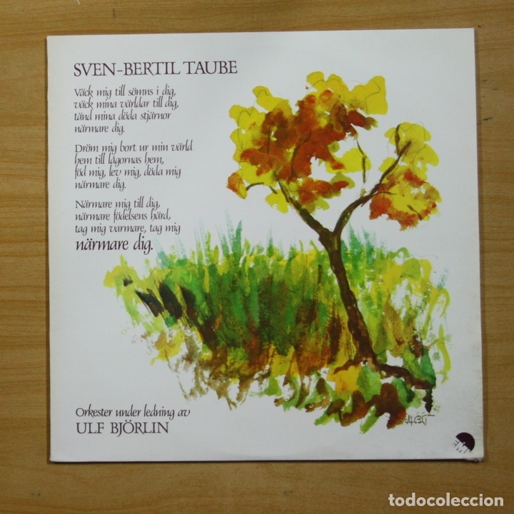 Discos de vinilo: SVEN BERTIL TAUBE - NARMARE DIG - LP - Foto 1