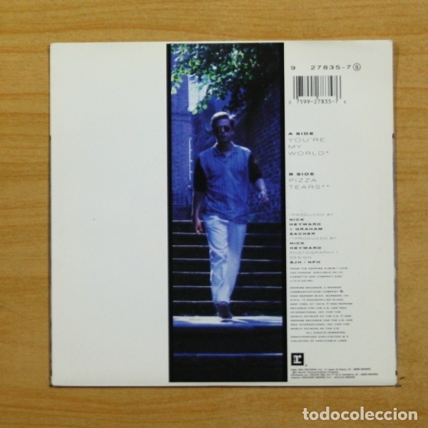 Discos de vinilo: NICK HEYWARD - YOU&acute;RE MY WORLD - SINGLE - Foto 2
