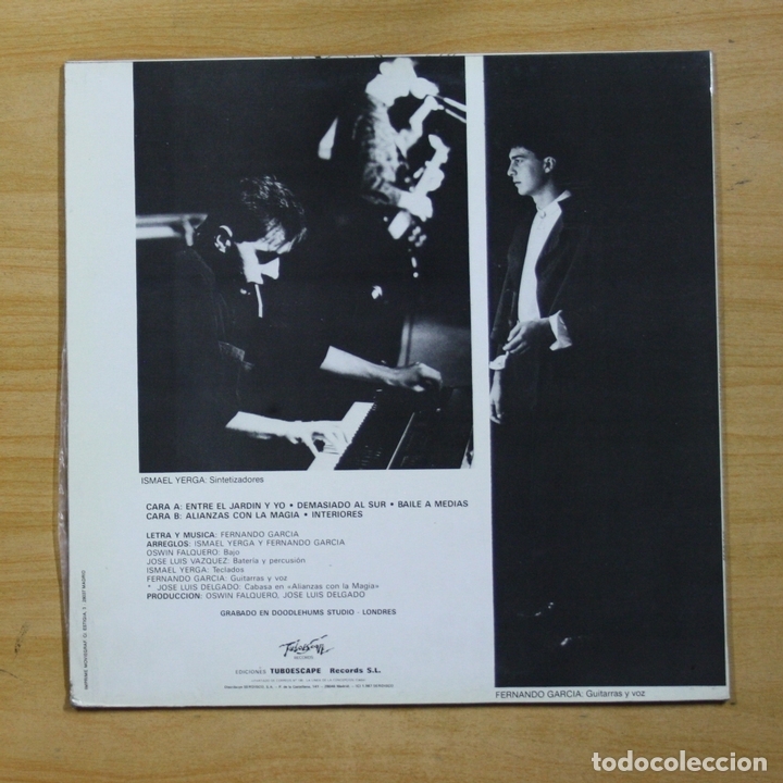 Discos de vinilo: OCCIDENTE - ENTRE EL JARDIN Y YO - LP - Foto 2