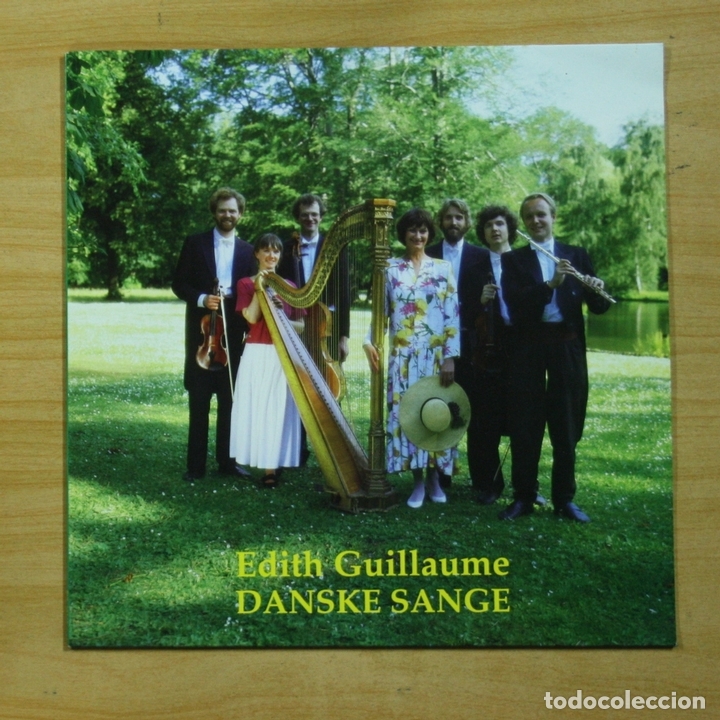 Discos de vinilo: EDITH GUILLAUME - DANSKE SANGE - LP - Foto 1