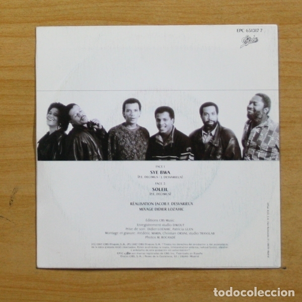 Discos de vinilo: KASSAV - SYE BWA - SINGLE - Foto 2