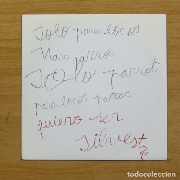 Discos de vinilo: MARC PARROT - QUIERO SER SILVESTRE - SINGLE - Foto 1
