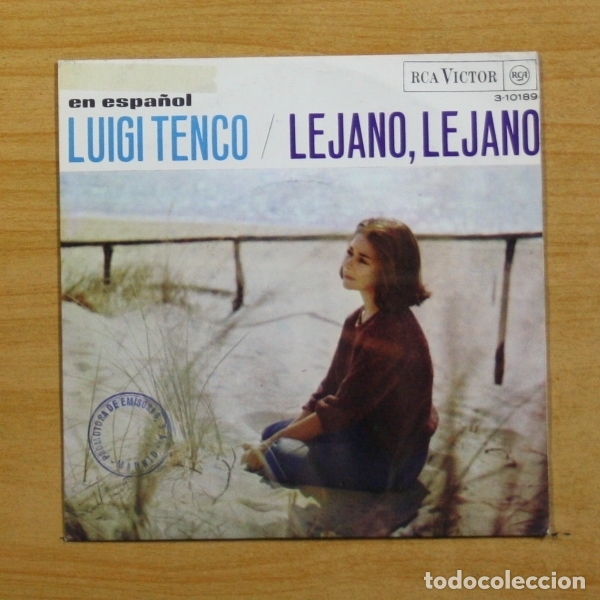 Discos de vinilo: LUIGI TENCO - LEJANO, LEJANO - SINGLE - Foto 1