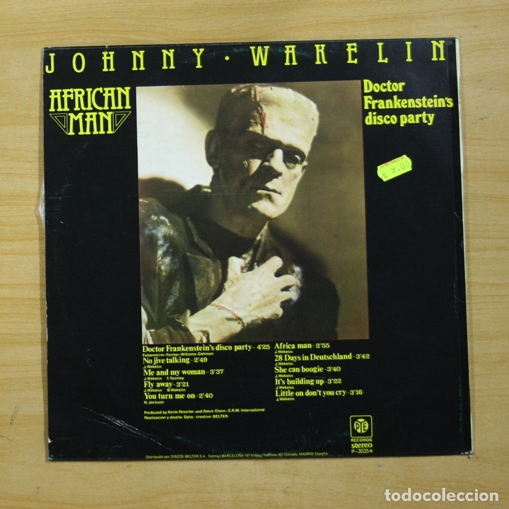 Discos de vinilo: JOHNNY WAKELIN - AFRICAN MAN - LP - Foto 2