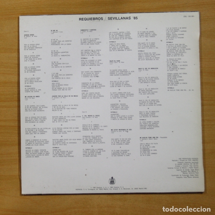 Discos de vinilo: REQUIEBROS - SALIR AL ALBA - LP - Foto 2