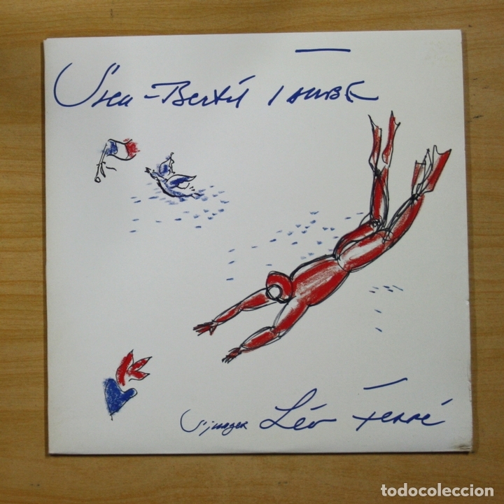 Discos de vinilo: SVEN BERTIL TAUBE - SJUNGER LEO FERRE - LP - Foto 1