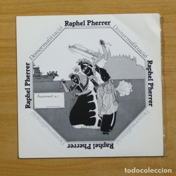 Discos de vinilo: RAPHEL PHERRER - DESNORMALITZACIO - SINGLE - Foto 1