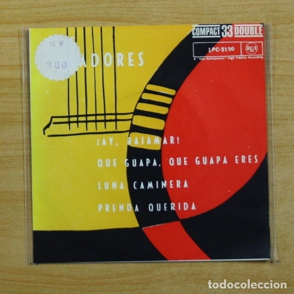 Discos de vinilo: LOS PAYADORES - AY, BAJAMAR + 3 - EP - Foto 1