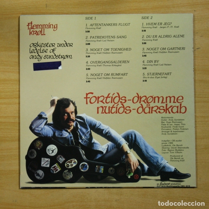Discos de vinilo: FLEMMING KROLL - FORTIDSDROMME NUTIDSDARSKAB - LP - Foto 2