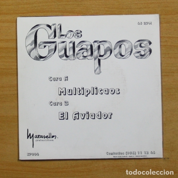 Discos de vinilo: LOS GUAPOS - MULTIPLICAOS - SINGLE - Foto 2