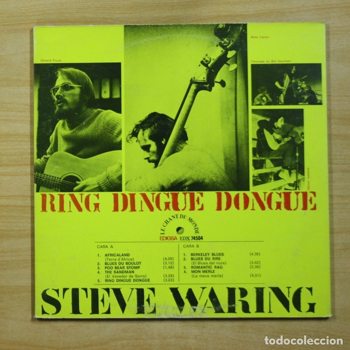 Discos de vinilo: STEVE WARING - RING DINGUE DONGUE - GATEFOLD - LP - Foto 2