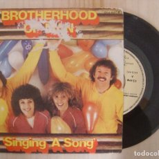 Discos de vinilo: BROTHERHOOD OF MAN - SINGING A SONG / WILLIE - SINGLE ESPAÑOL 1980 - ZAFIRO