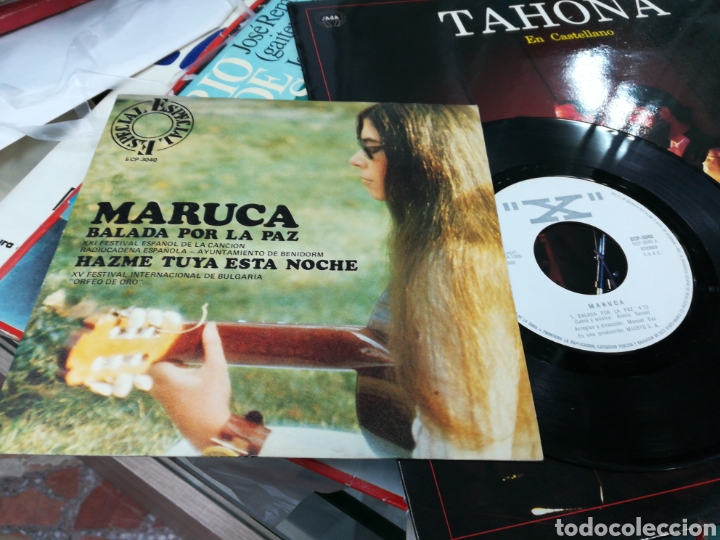 Disques de vinyle: Maruca single balada por la paz espa&ntilde;a 1980