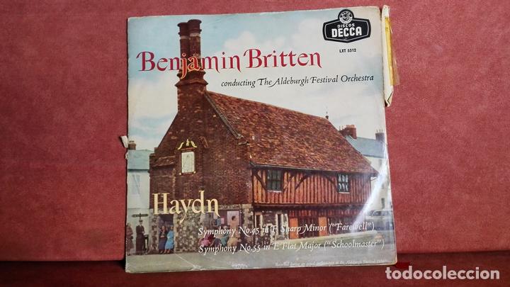 Discos de vinilo: HAYDN. DIRECTOR BENJAMIN BRITTEN - Foto 1