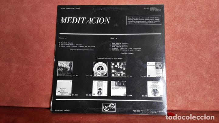 Discos de vinilo: MEDITACI&Oacute;N: ORQUESTA SINFONICA INTERNACIONAL - Foto 2