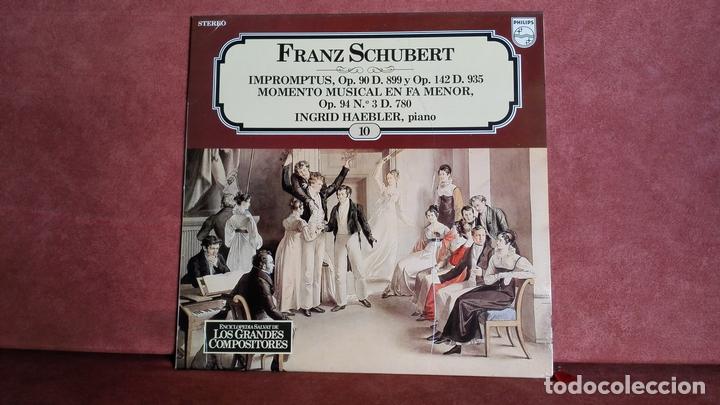 Discos de vinilo: FRANZ SHUBERT: IMPROMPTUS, MOMENTO MUSICAL EN FA MENOR - Foto 1