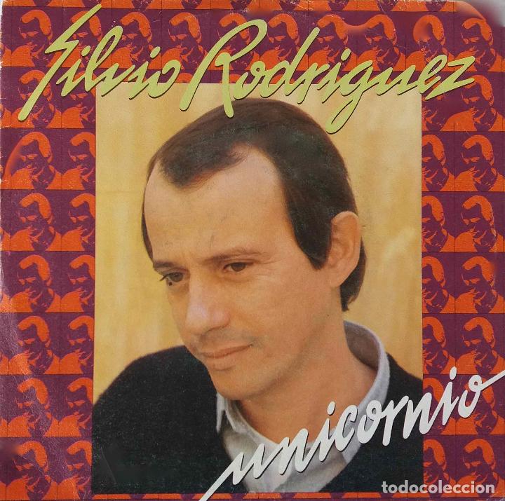 Discos de vinilo: SILVIO RODR&Iacute;GUEZ, UNICORNIO. SINGLE ESPA&Ntilde;A - Foto 1