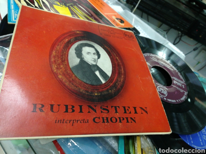 Discos de vinilo: Rubinstein interpreta chopin single espa&ntilde;a 1959 - Foto 1