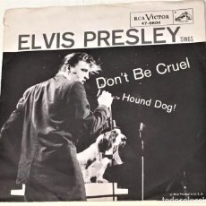 Discos de vinilo: ELVIS PRESLEY - HOUND DOG/ DON'T BE CRUEL (ORIGINAL USA JULIO 1956!!)