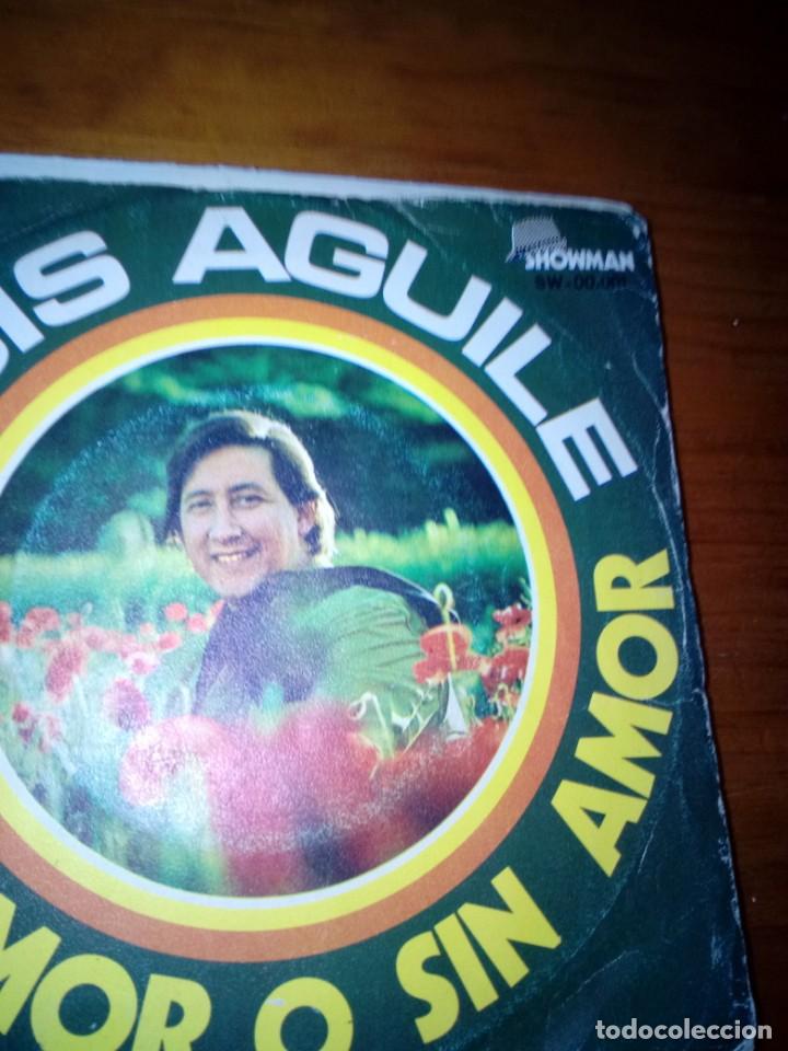 Discos de vinilo: LUIS AGUILE CON AMOR O SIN AMOR. MRV - Foto 1