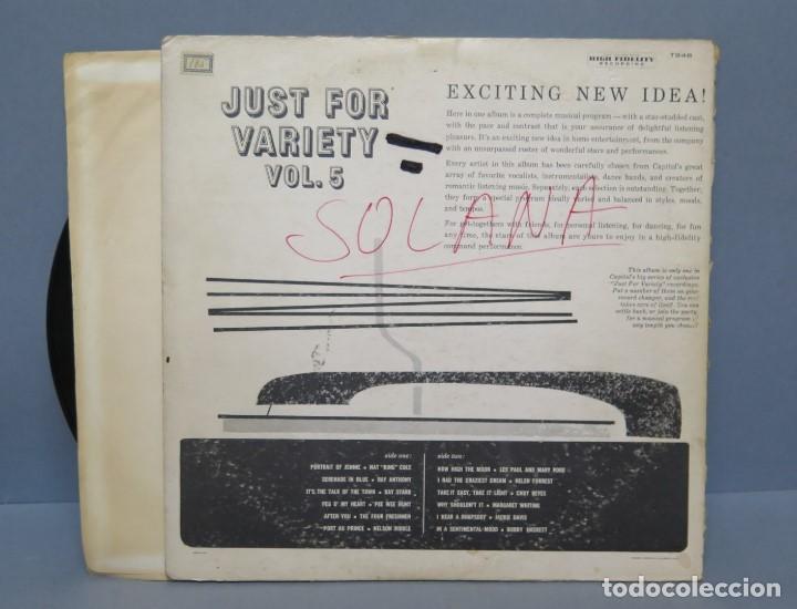 Discos de vinilo: LP. JUST FOR VARIETY VOL. 5 - Foto 2
