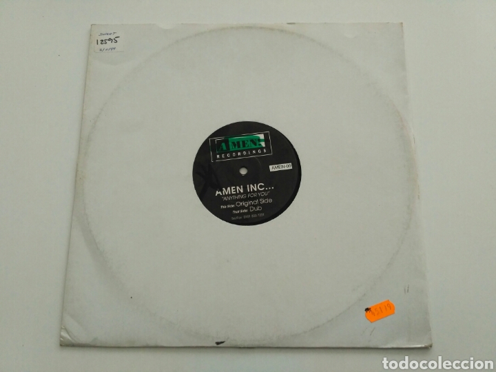 Discos de vinilo: Amen Inc... - Anything For You - Foto 2