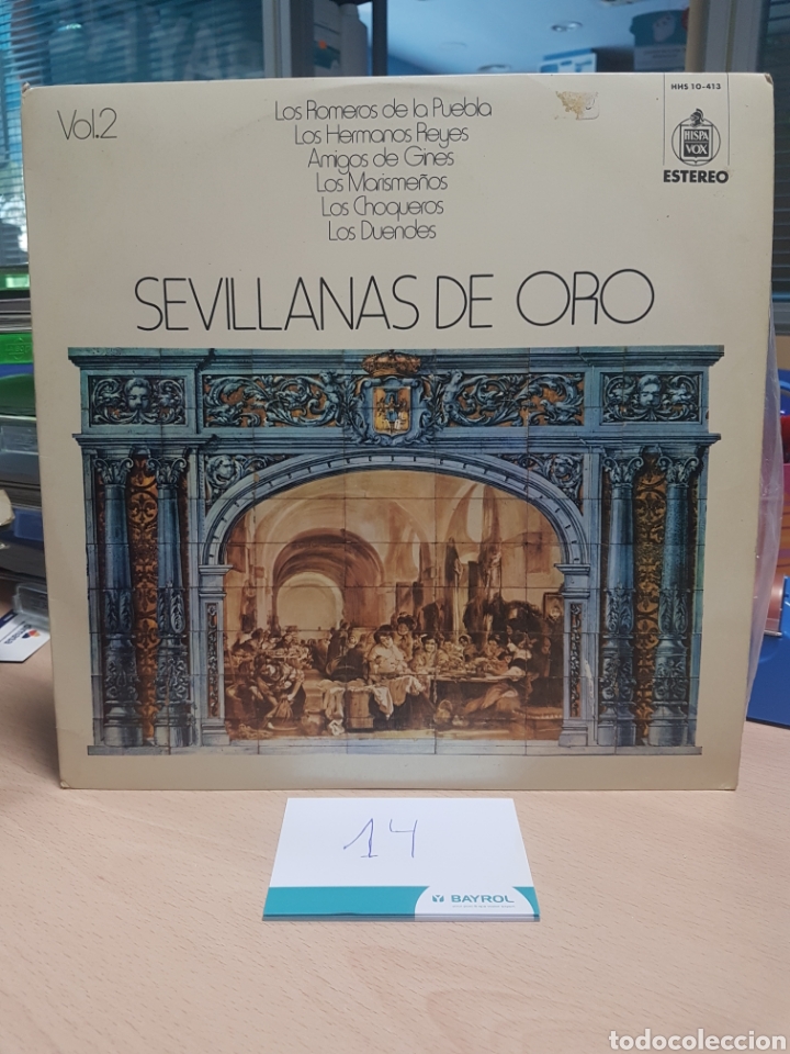 Discos de vinil: SEVILLANAS DE ORO VOLUMEN 2 - LP 1972 CON LOS ROMEROS DE LA PUEBLA / LOS HERMANOS REYE