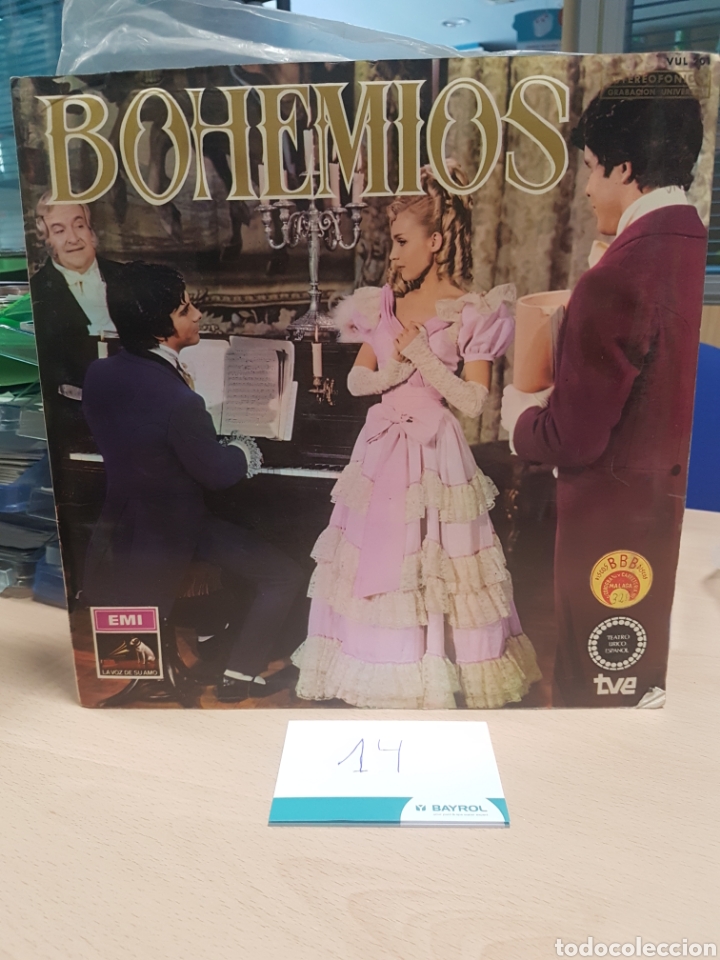 Discos de vinilo: BOHEMIOS / LP LA VOZ DE SU AMO DE 1968 - Foto 1