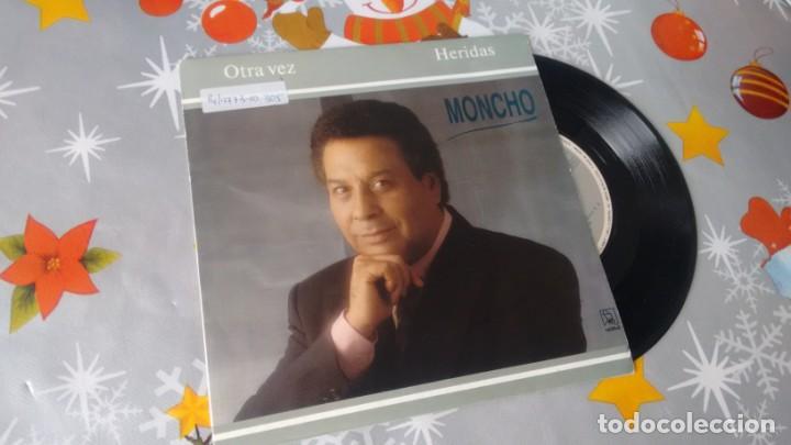 Discos de vinilo: SINGLE (VINILO) DE  MONCHO A&Ntilde;OS 90 - Foto 1