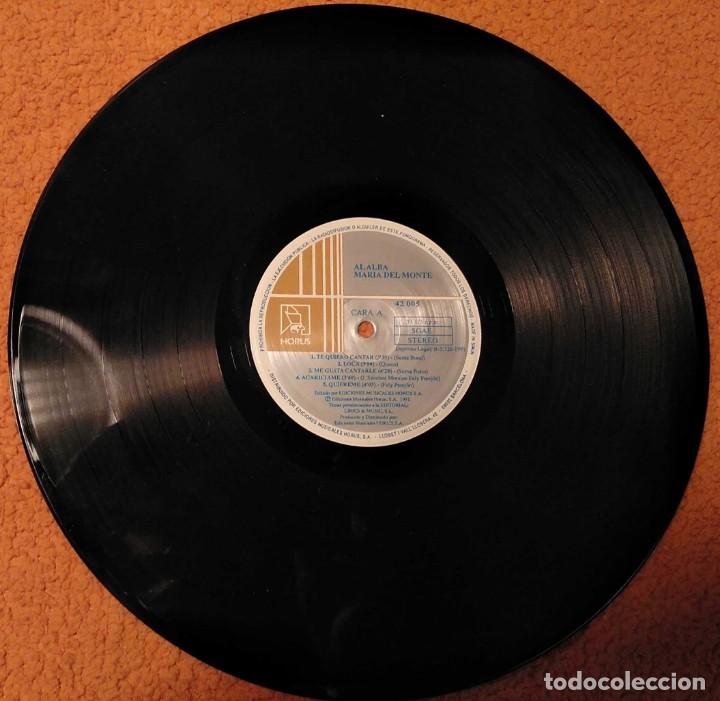 Discos de vinilo: Vinilo LP: Mar&iacute;a del Monte - Al Alba - Foto 2