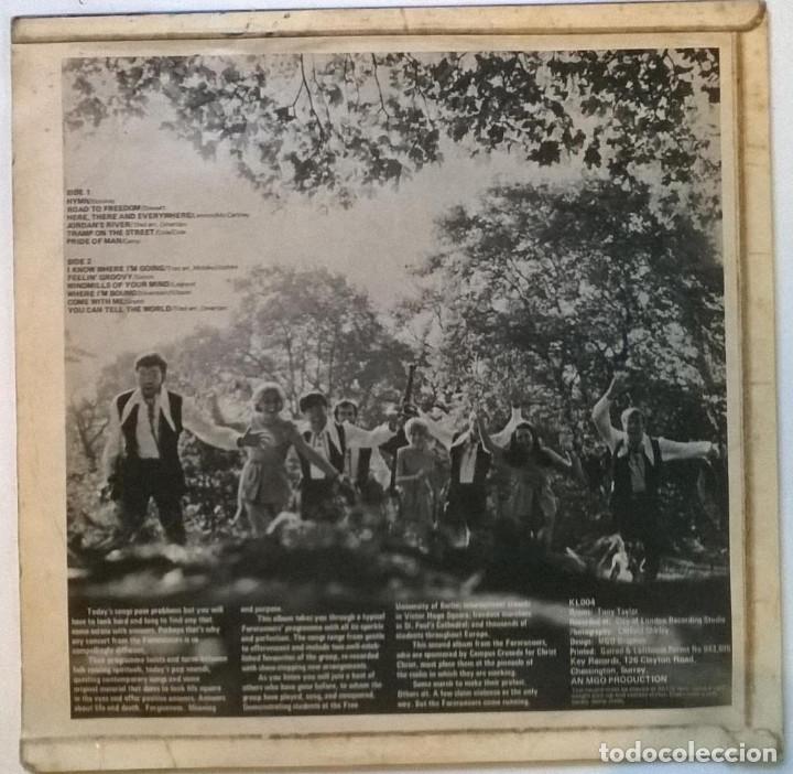 Discos de vinilo: The Forerunners. Running back. Key, UK 1970 LP - Foto 2