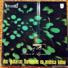 Discos de vinilo: VINILO LP PACO DE LUCIA Y RAMÓN DE ALGECIRAS - DOS GUITARRAS FLAMENCAS EN AMERICA LATINA - 1986. Lote 145379338