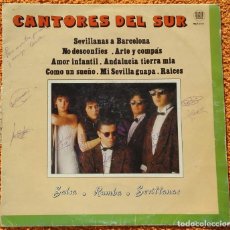 Discos de vinilo: VINILO LP CANTORES DEL SUR - 1990 FIRMADO. Lote 145379550