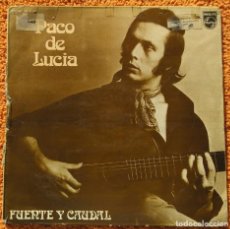 Discos de vinilo: VINILO LP PACO DE LUCÍA - FUENTE Y CAUDAL - GUITARRISTA ANDALUZ - MÚSICA FLAMENCO - 1975. Lote 145379746