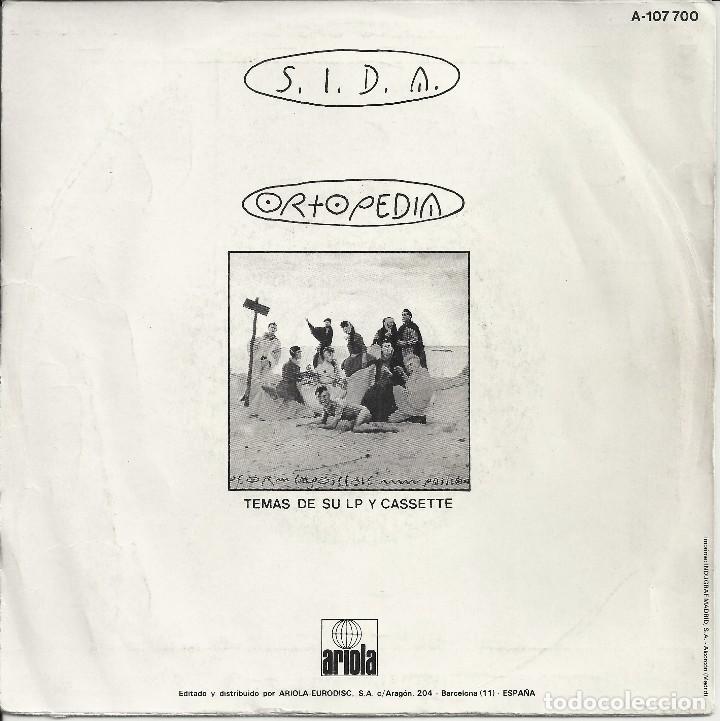 Discos de vinilo: Peor Impossible - S.I.D.A. Single Promo - Foto 2