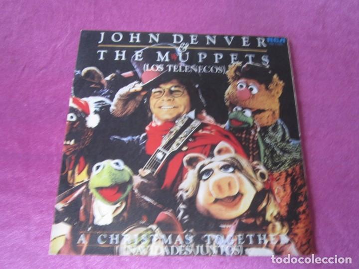 Discos de vinilo: JOHN DENVER & THE MUPPETS, LOS TELE&Ntilde;ECOS SINGLE - Foto 1