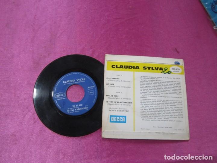 Discos de vinilo: CLAUDIA SYLVA ON DIT TOI ET MOI  EP - Foto 2
